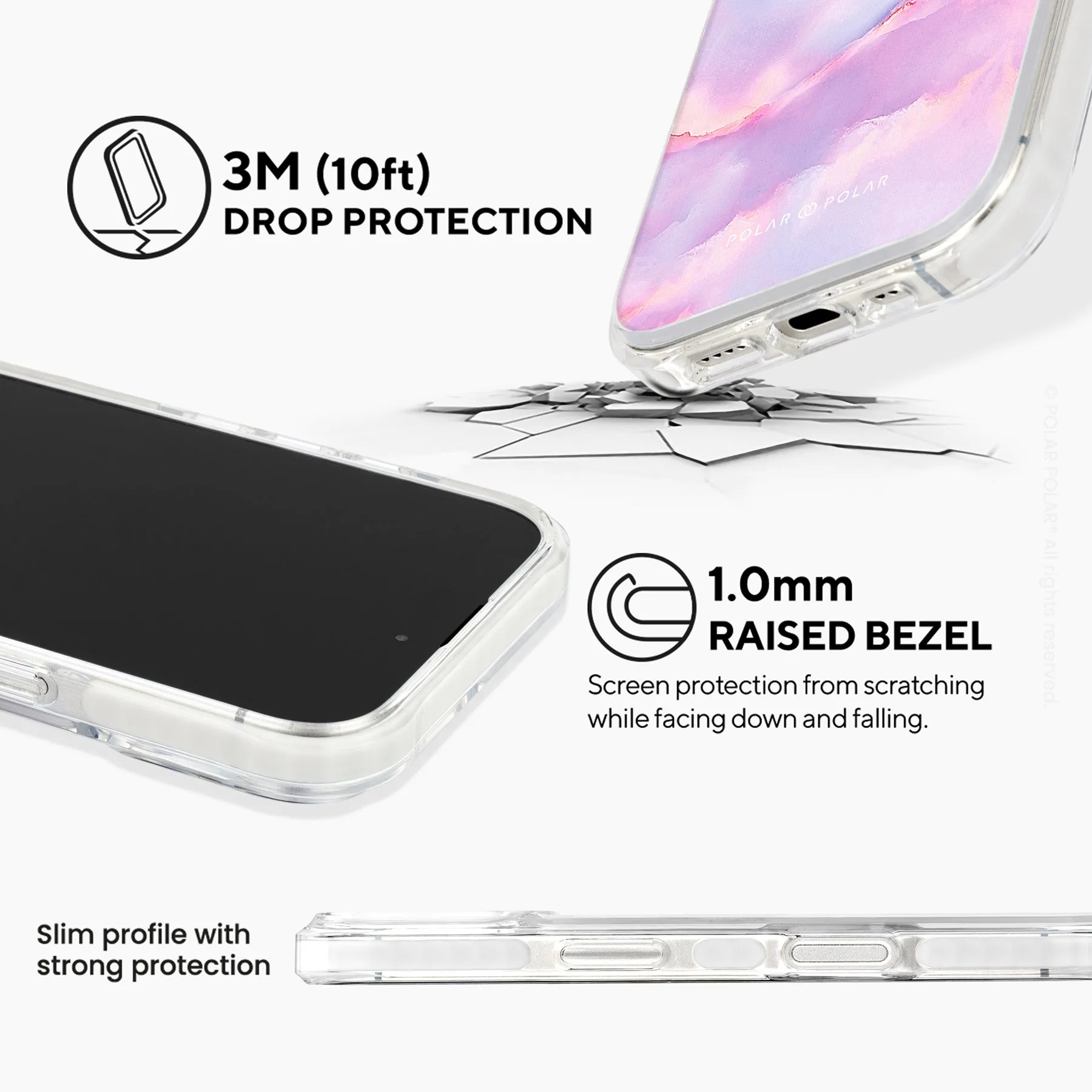 Mythical Sky - iPhone 16 Plus Clear Bumper MagSafe Case