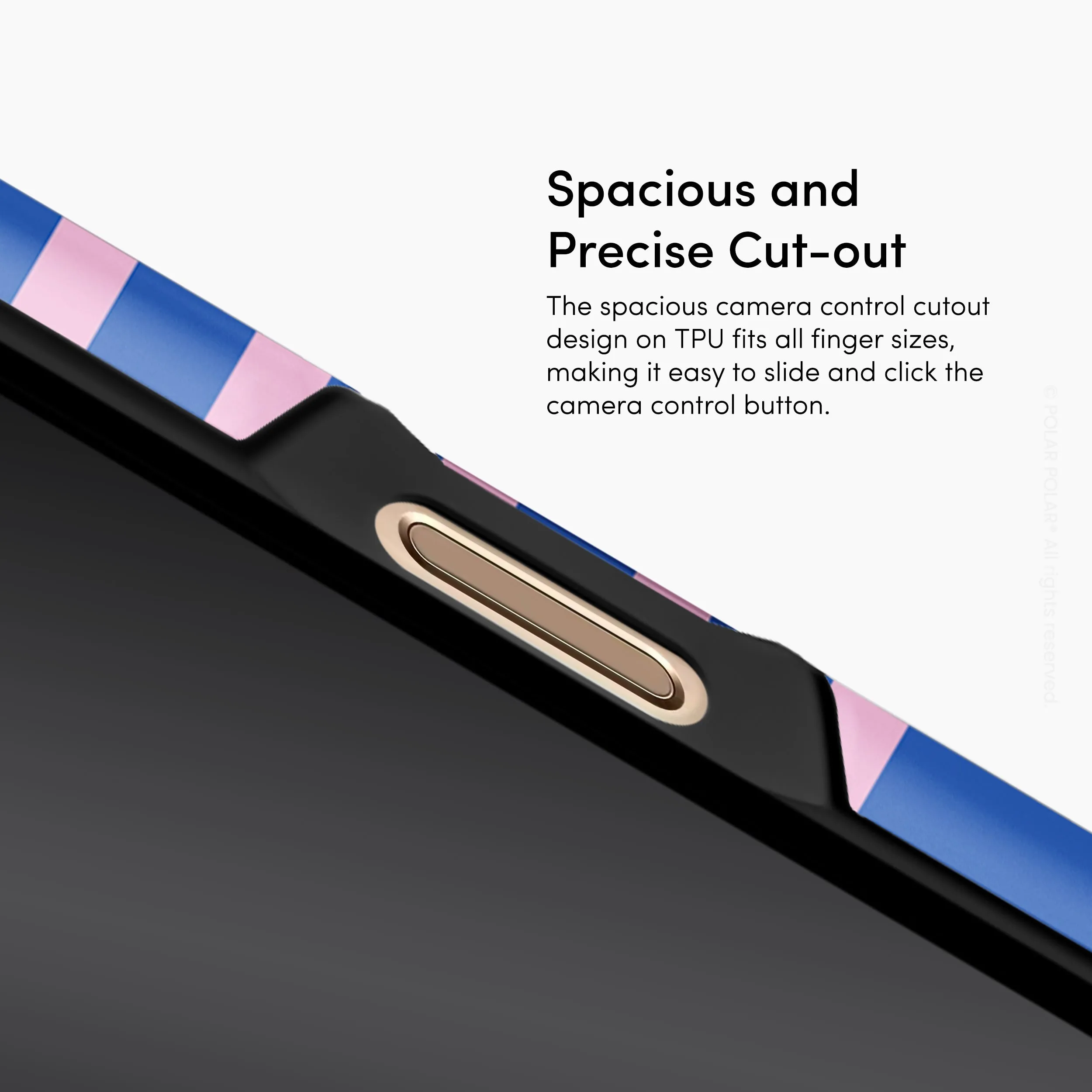 Navy Pink Stripe - iPhone 16 Case