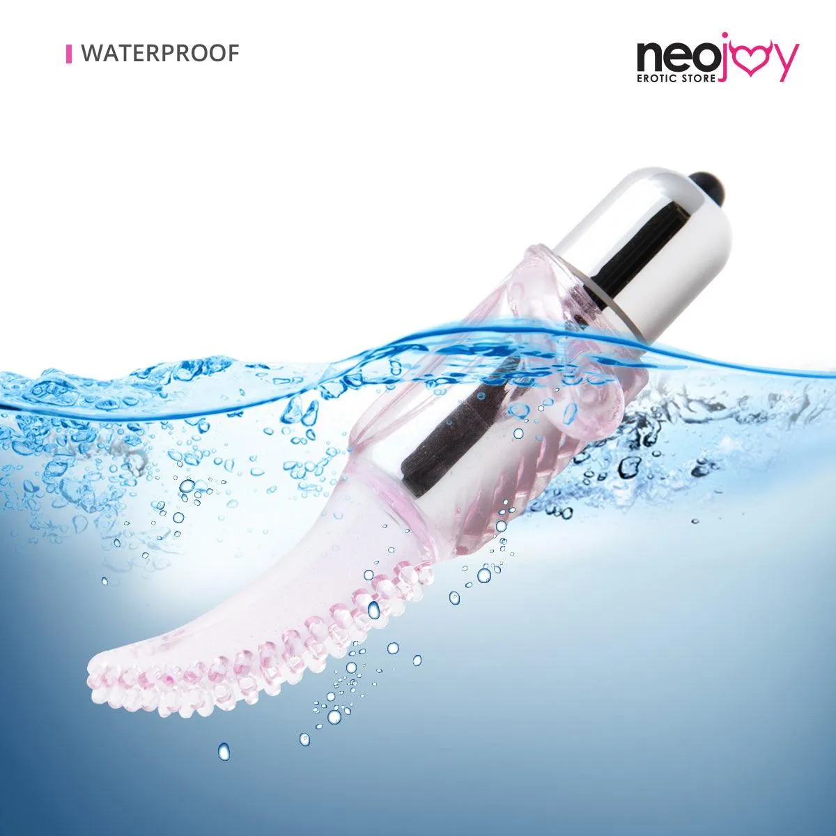 Neojoy Hot Spot Tickler - Masturbation Clitoral Vibrator - Jelly Tongue Bullet Vibrator for Women - Adult Sex Toy
