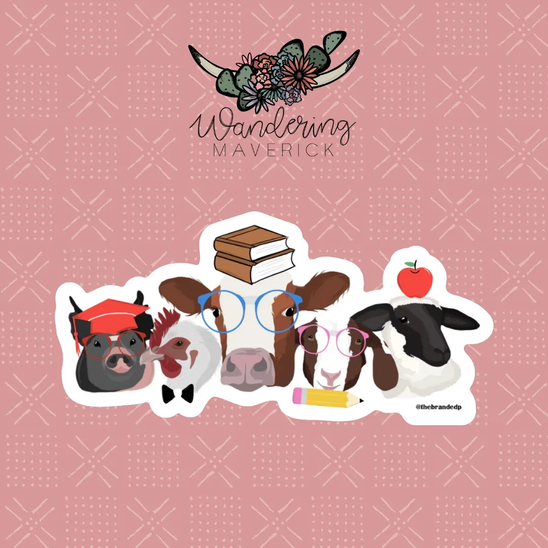 Nerdy Herd Sticker