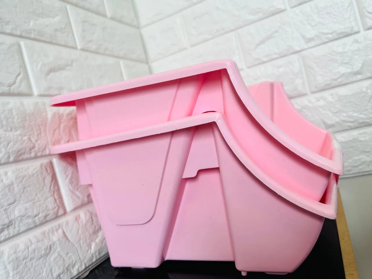 New Mainstays 2-Pack Stacking Bins - Pink