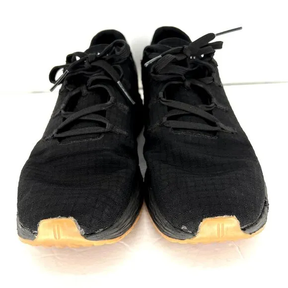 NOBULL Allday Ripstop Sneaker Size 10.5M/12W Laced Up Running Gym Black Gum