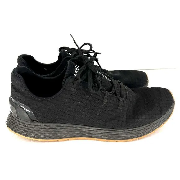 NOBULL Allday Ripstop Sneaker Size 10.5M/12W Laced Up Running Gym Black Gum