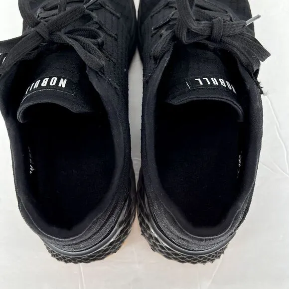 NOBULL Allday Ripstop Sneaker Size 10.5M/12W Laced Up Running Gym Black Gum