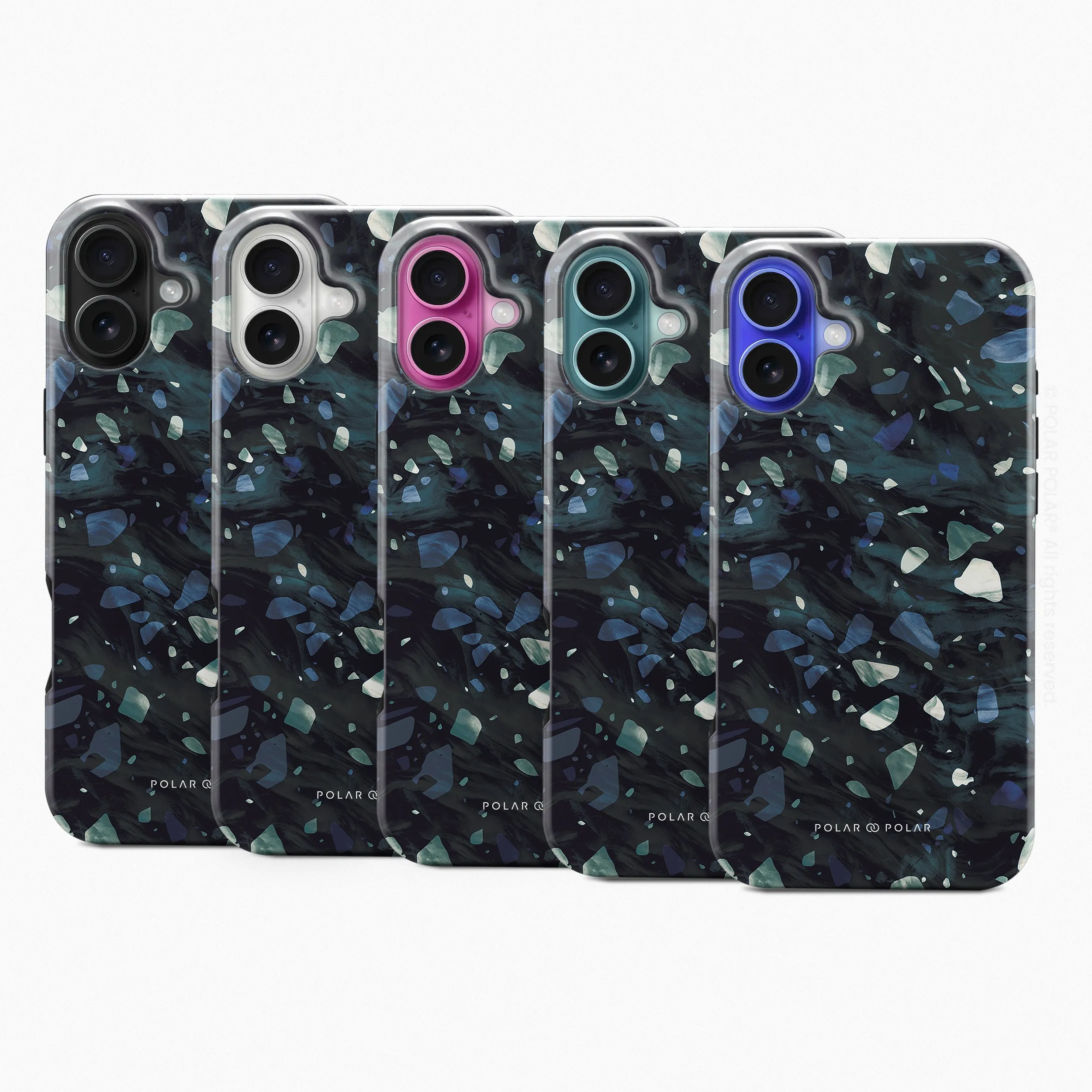 Nordic Terrazzo Gem - iPhone 16 Plus Case