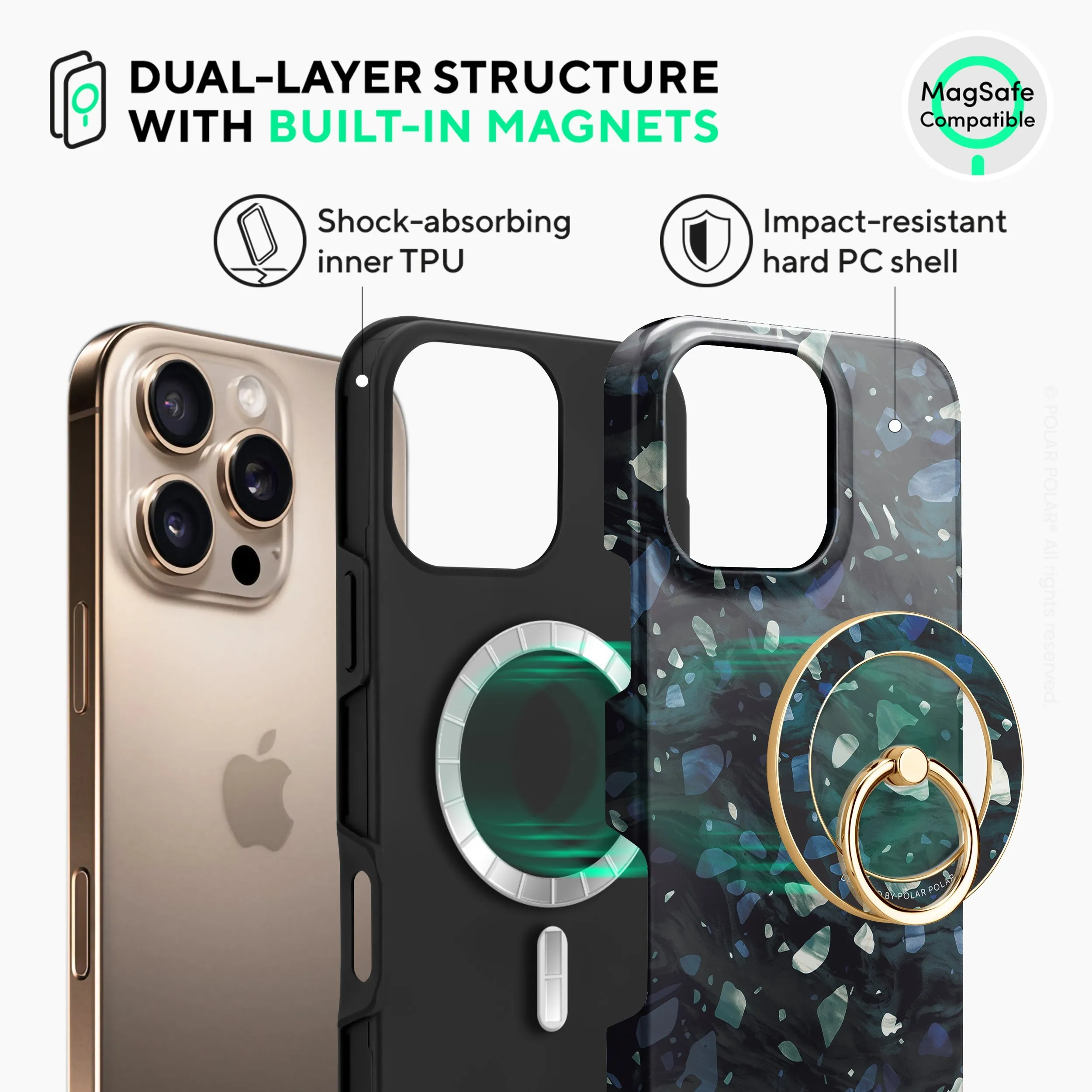 Nordic Terrazzo Gem - iPhone 16 Pro Case