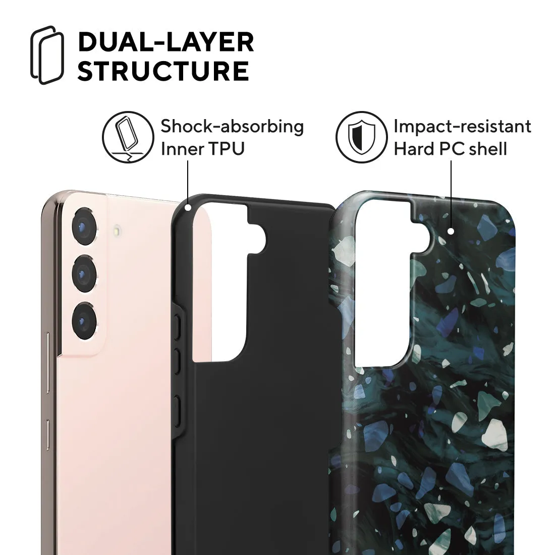 Nordic Terrazzo Gem - Samsung Galaxy S22 5G Case