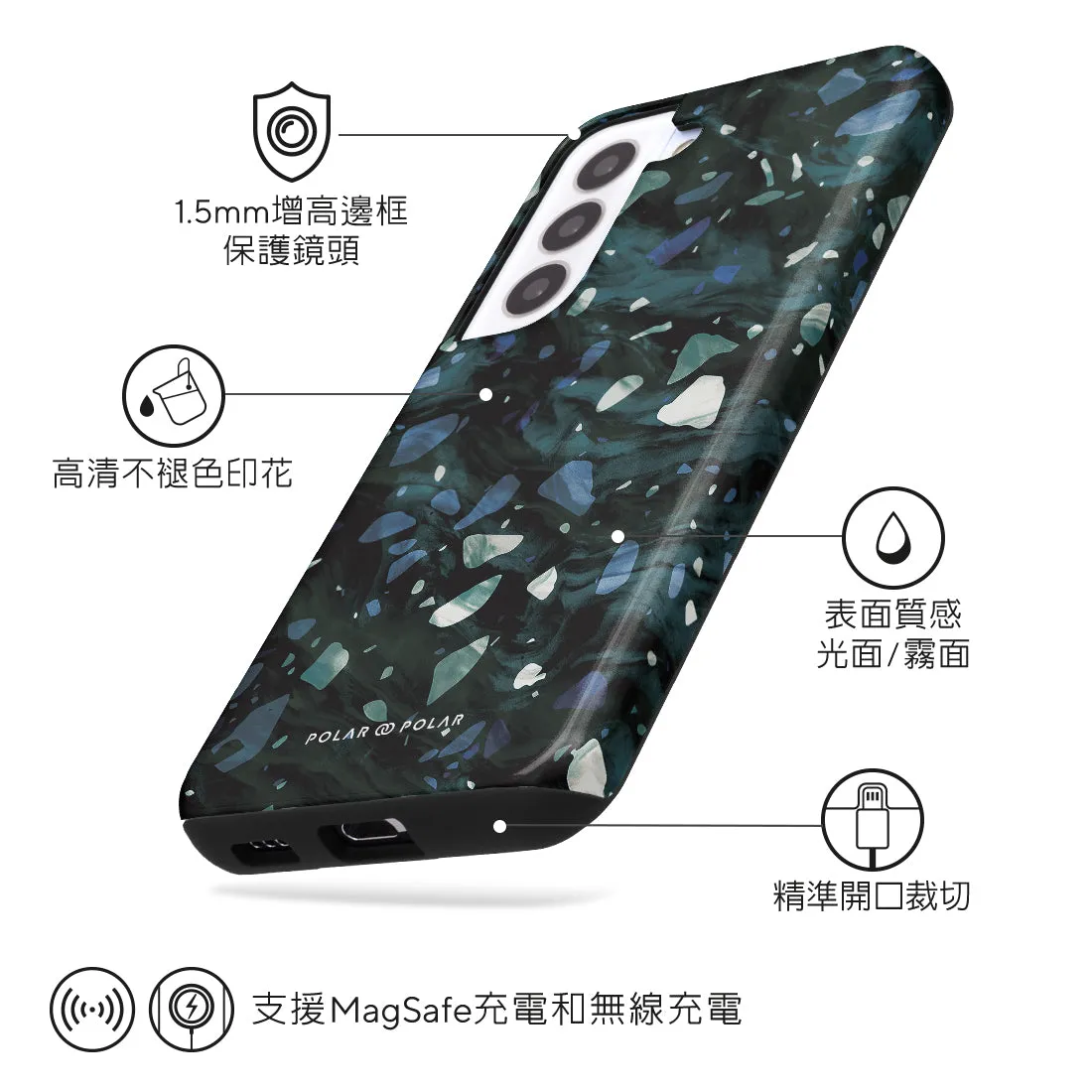 Nordic Terrazzo Gem - Samsung Galaxy S22 5G Case