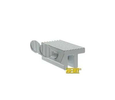 NU-SET Sliding Window Lock, Double Thumbscrew, White