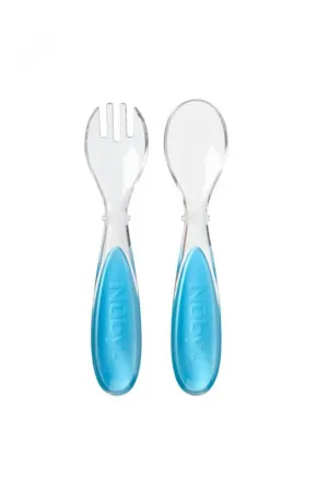 Nuby Fork & Spoon Travel Cutlery