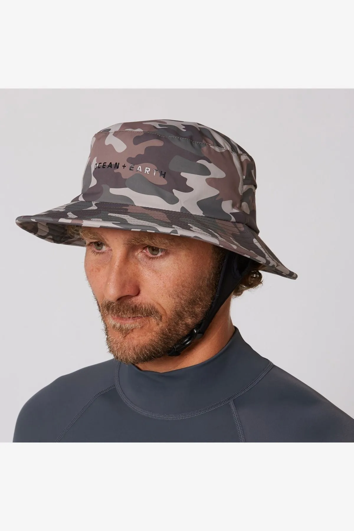 OCEAN & EARTH BINGIN LIGHTWEIGHT SOFT PEAK SURF HAT - CAMO