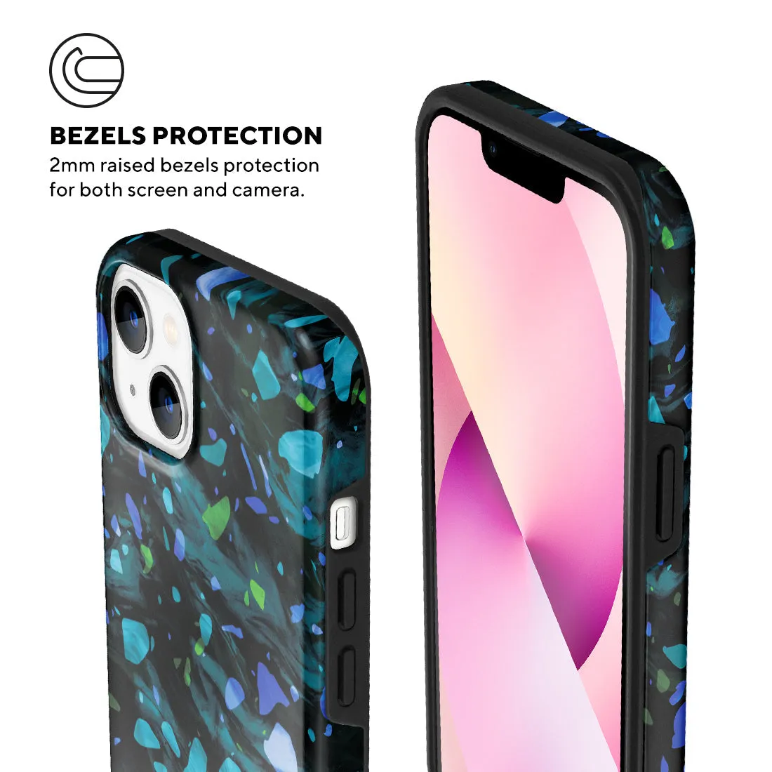Ocean Terrazzo Gem Custom - iPhone 13 Case