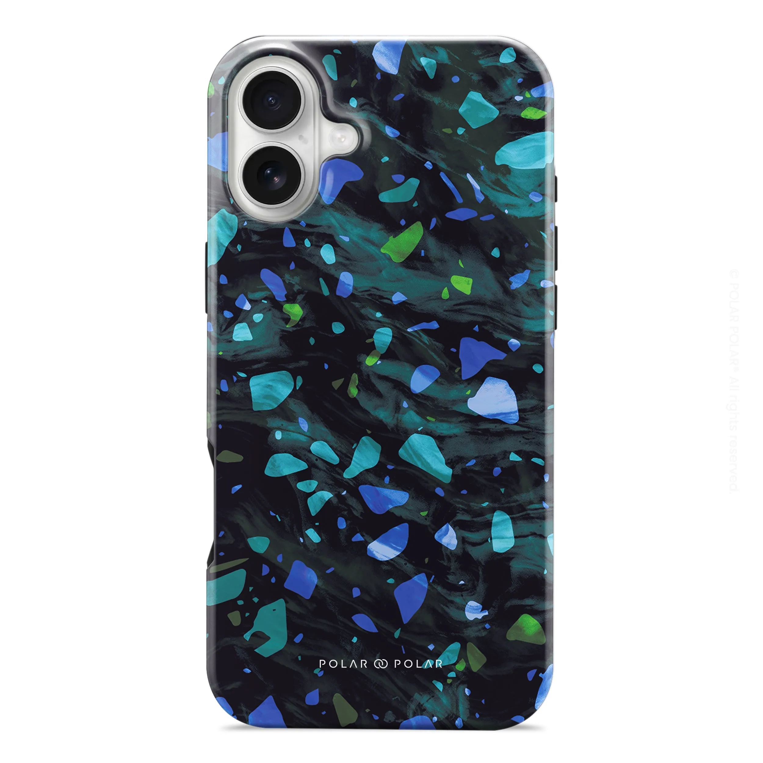 Ocean Terrazzo Gem - iPhone 16 Plus Case