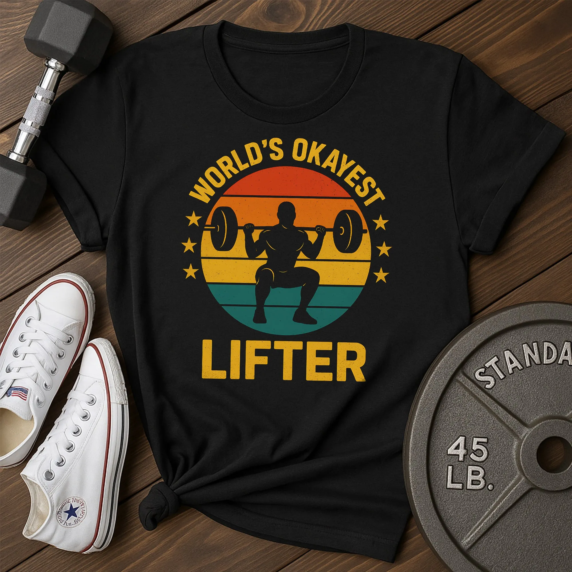 Okayest Lifter C T-Shirt
