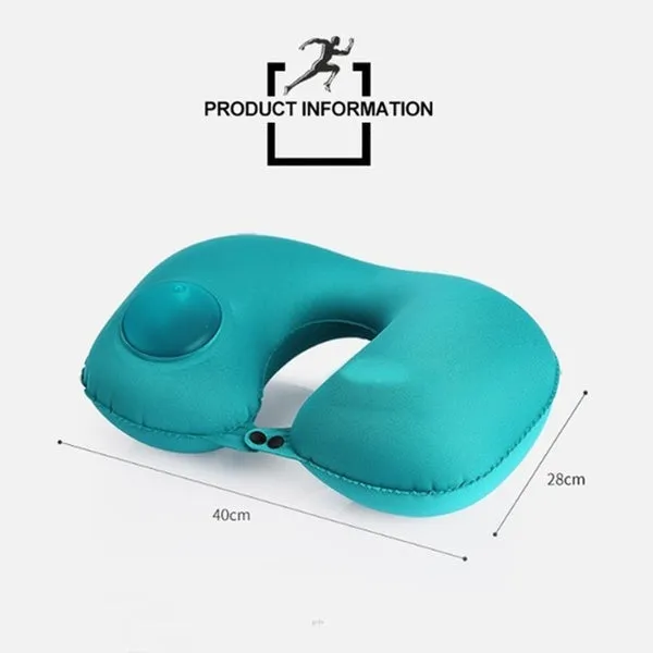On Air Adjustable and Inflatable Neck Pillow,Airplane Pillow and Cervical Neck Pillow for Kids   Adults