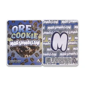 Ore Cookie Mylar Bag 3.5 Grams with Labels and Stickers