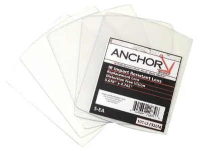 ORS Nasco Cover Lens, Miller, Outside Cover Lens, 5.675 x 4.742, 100% Polycarbonate, UV326M