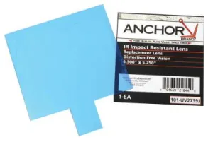 ORS Nasco Cover Lens, Outside Cover Lens, 3 3/16 in x 6 3/8 in, 100% Polycarbonate, A-427