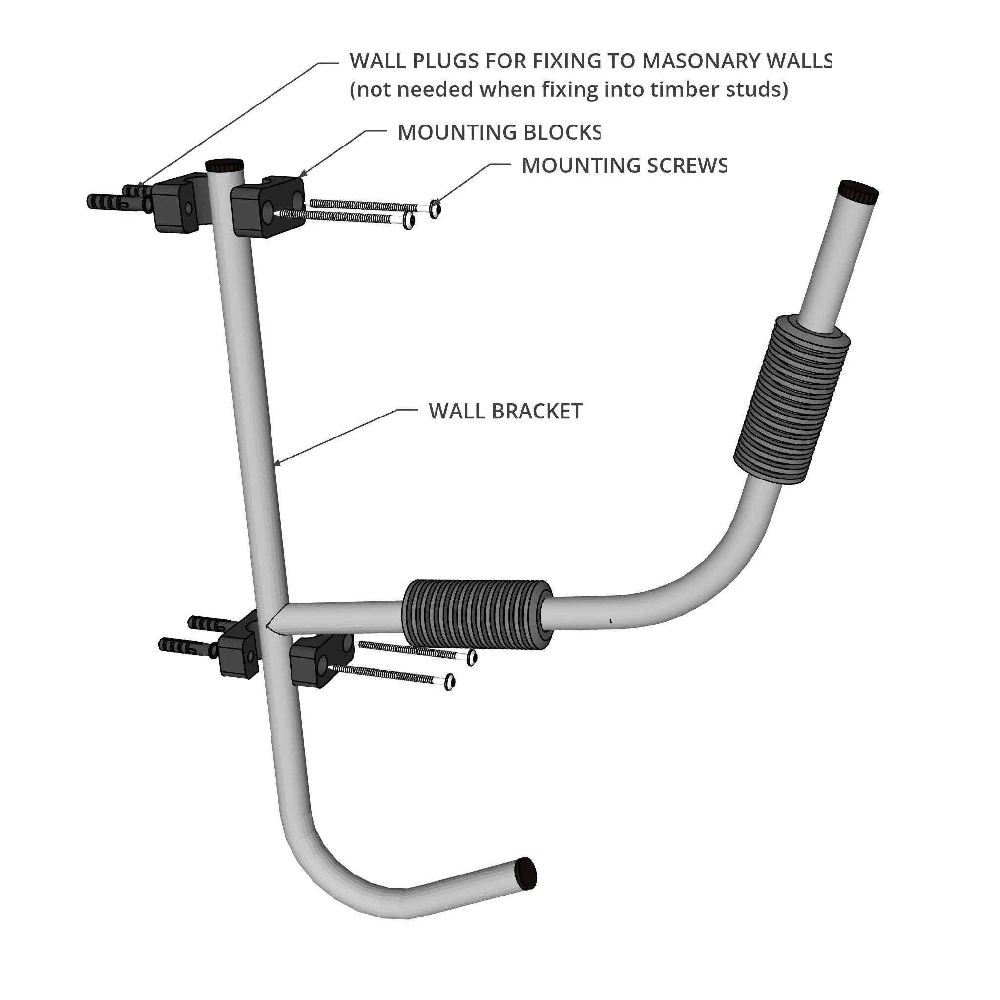 PaddleZone Wall Rack Kit