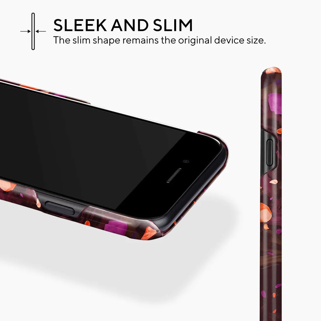 Paprika Terrazzo Gem Custom - iPhone SE3 / SE2 / 8 / 7 Case