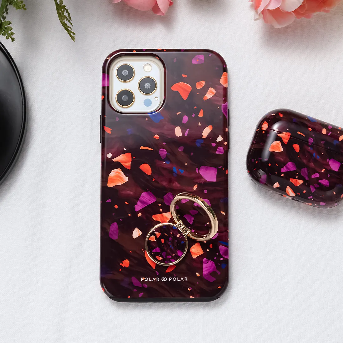 Paprika Terrazzo Gem - iPhone 12 Pro Case