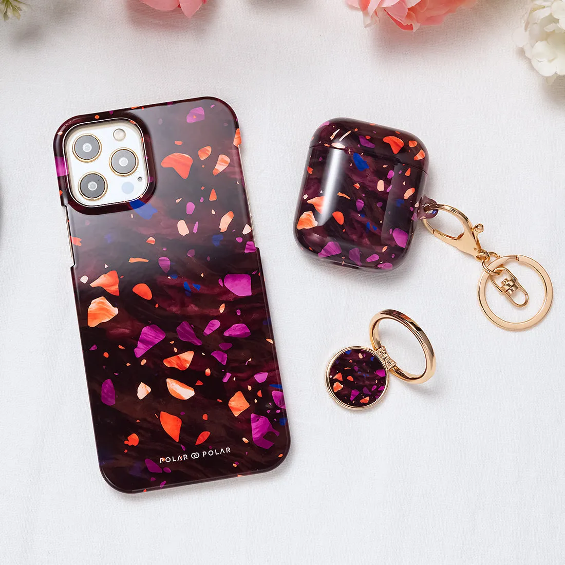 Paprika Terrazzo Gem - iPhone 12 Pro Case