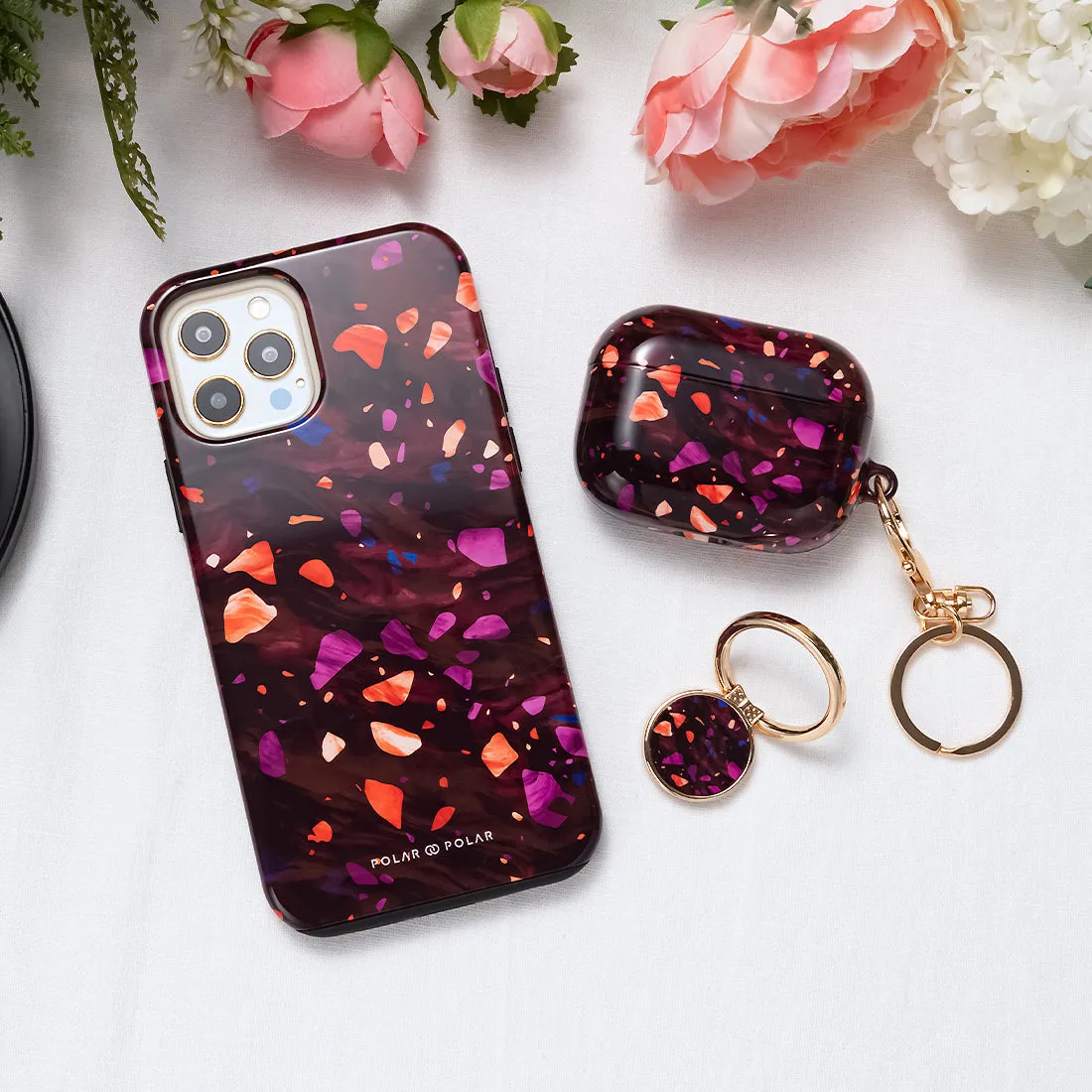 Paprika Terrazzo Gem - iPhone 12 Pro Case