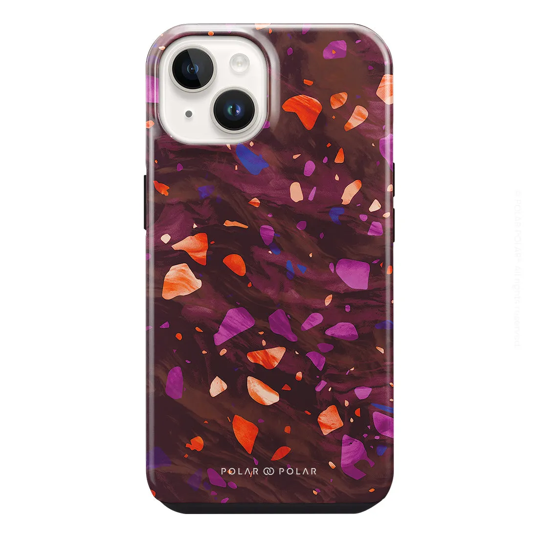 Paprika Terrazzo Gem - iPhone 14 Case