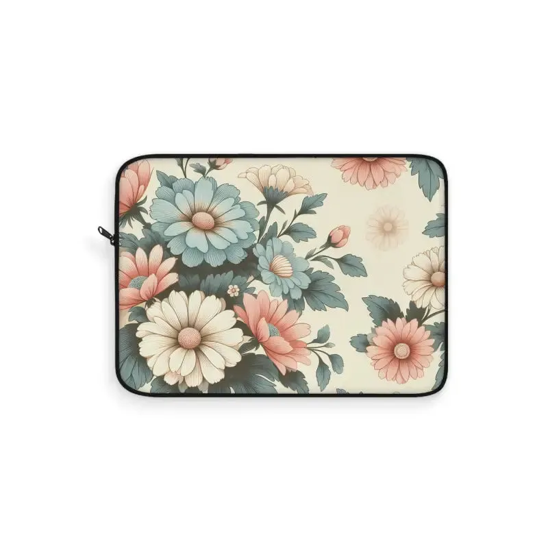 Pastel Floral Laptop Sleeve Chic and Protective