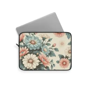 Pastel Floral Laptop Sleeve Chic and Protective