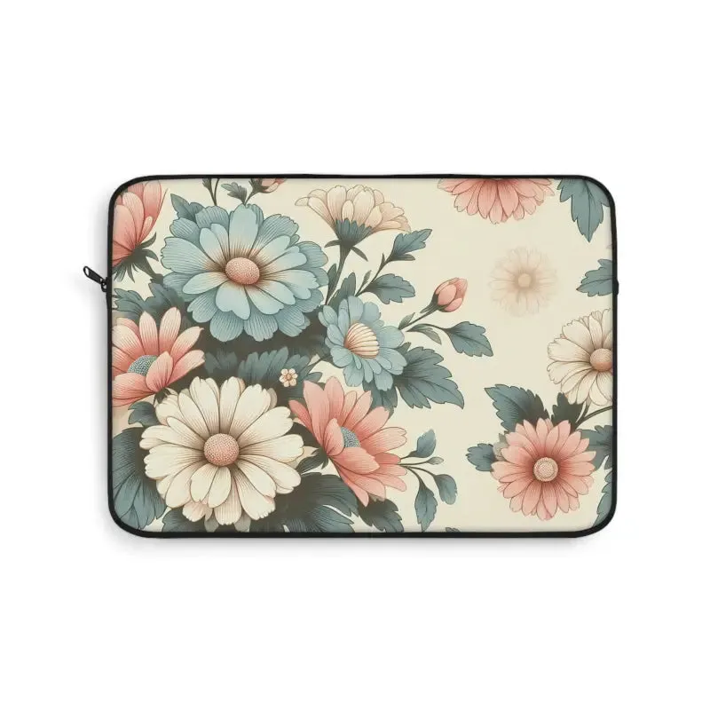 Pastel Floral Laptop Sleeve Chic and Protective