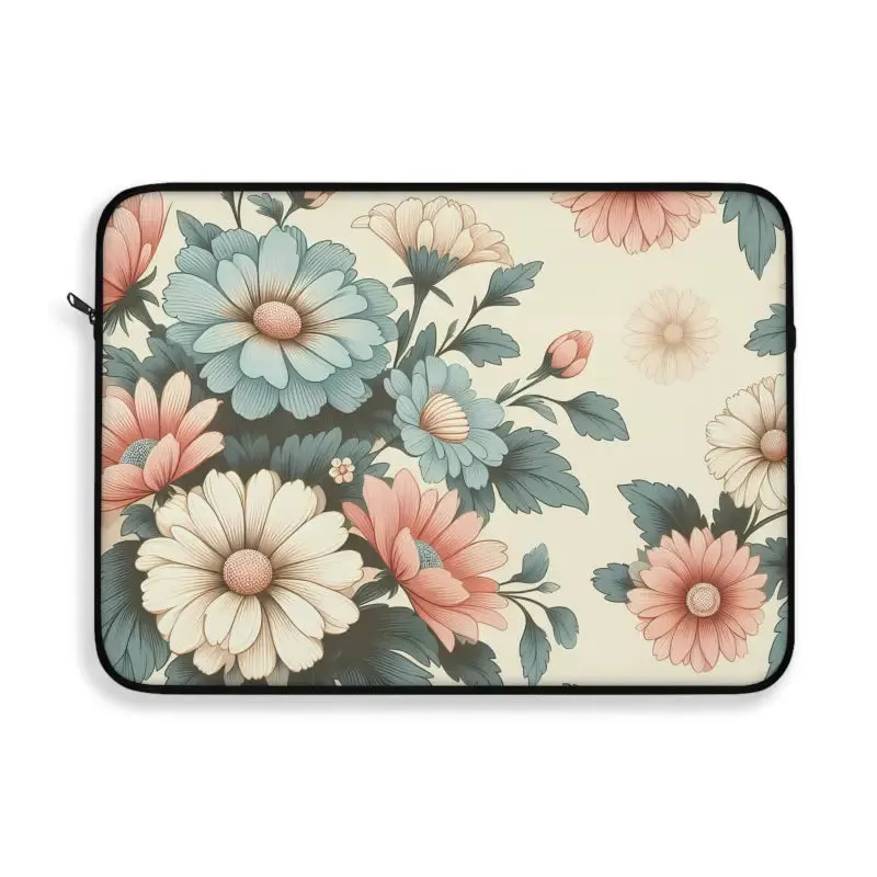Pastel Floral Laptop Sleeve Chic and Protective