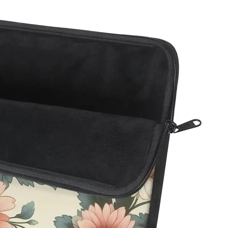 Pastel Floral Laptop Sleeve Chic and Protective