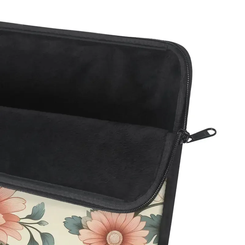 Pastel Floral Laptop Sleeve Chic and Protective