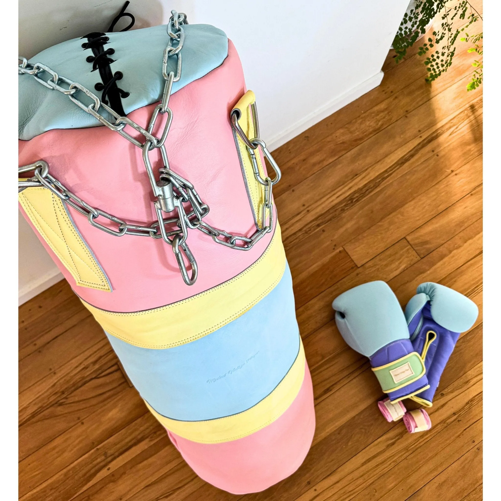 Pastel Leather Heavy Punching Bag (un-filled)