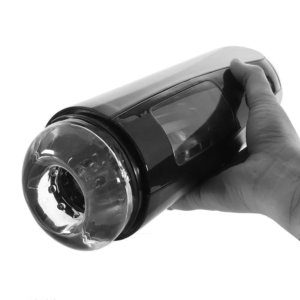 PDX Elite Ultimate Milker 2 Rechargeable Gyrating Suction Stroker With Hands-Free Suction Cup