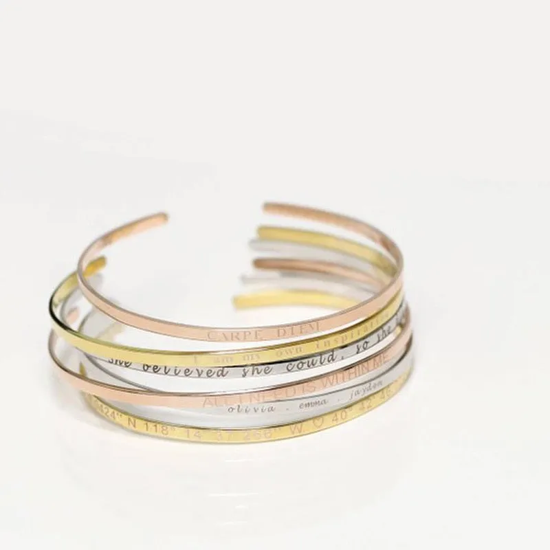 Personalized Mantra Bracelet