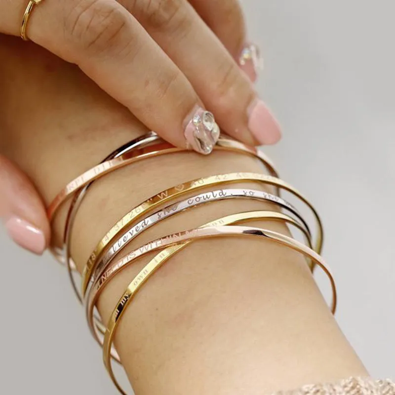 Personalized Mantra Bracelet