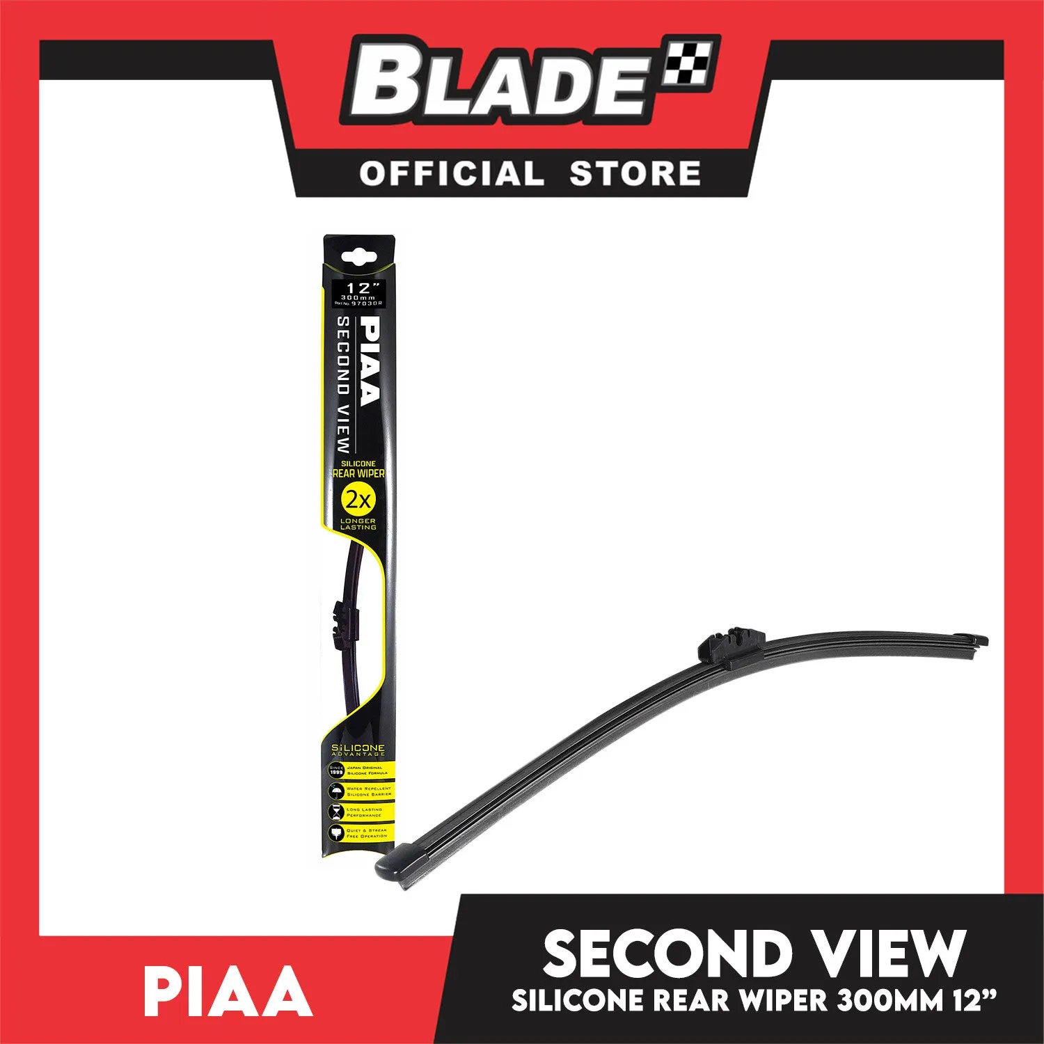 Piaa Second View Silicone Advantage Rear Wiper Blades 12''/ 300mm