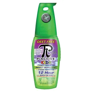 Piactive Kids 100% Deet Free 12Hhr Pump 175ml