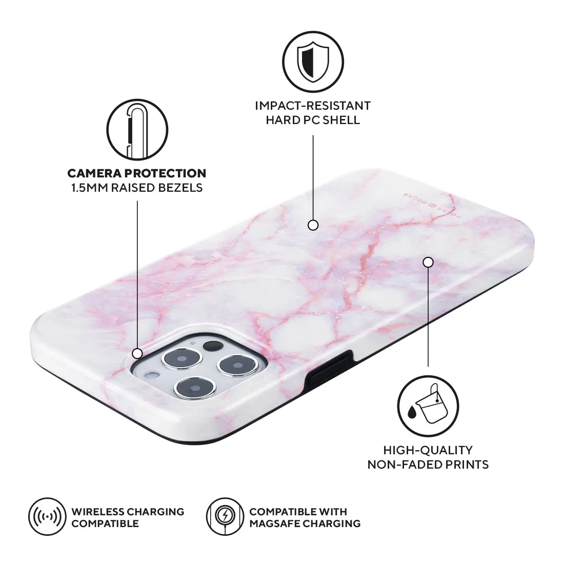 Pink White Custom - iPhone 12 Pro Max Case