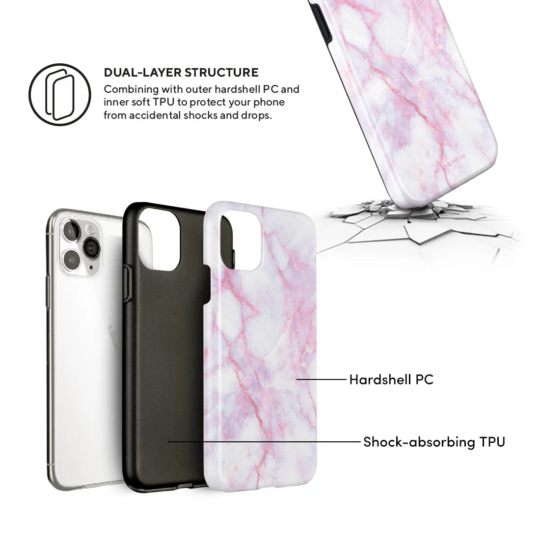Pink White Custom - iPhone 12 Pro Max Case
