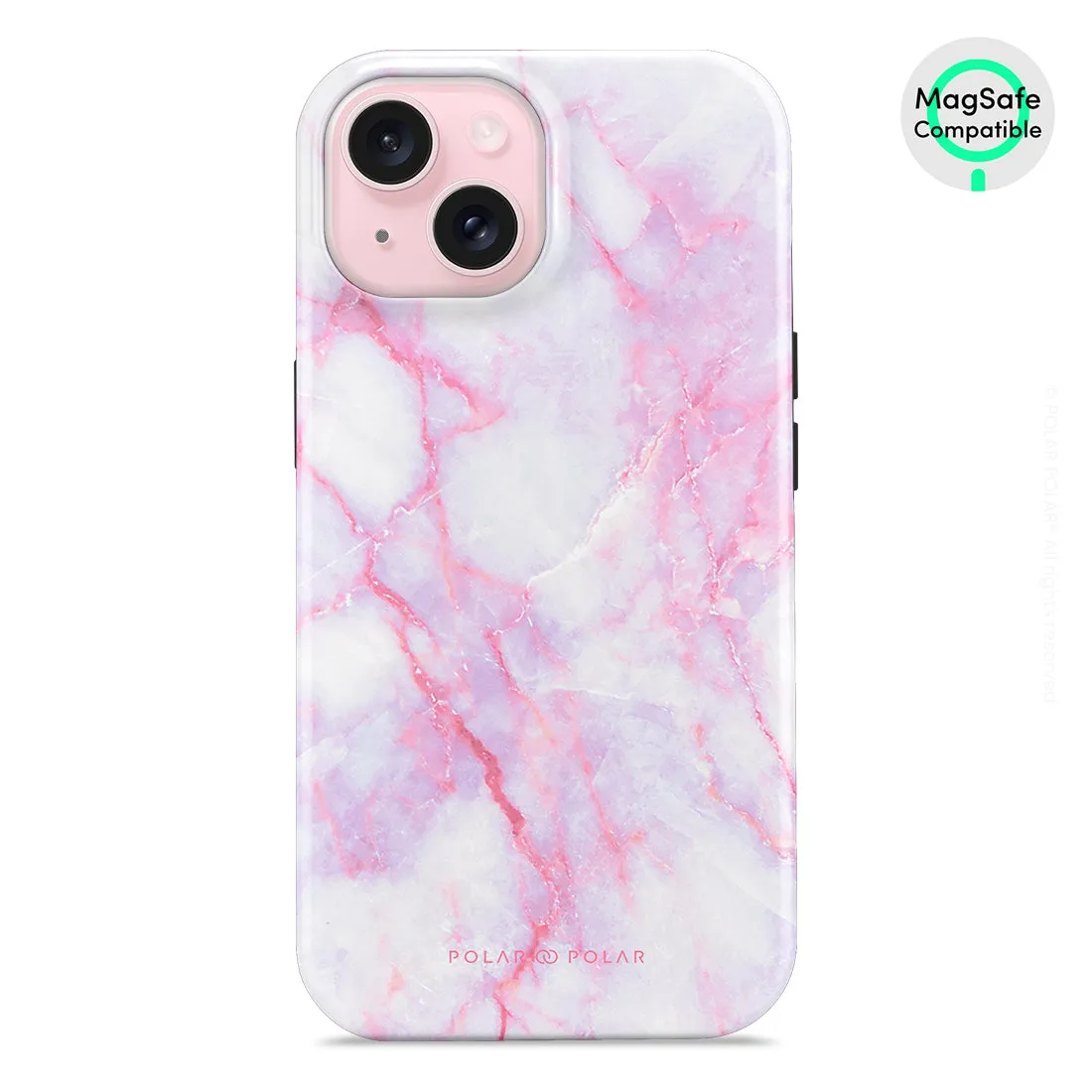 Pink White Custom - iPhone 15 Case