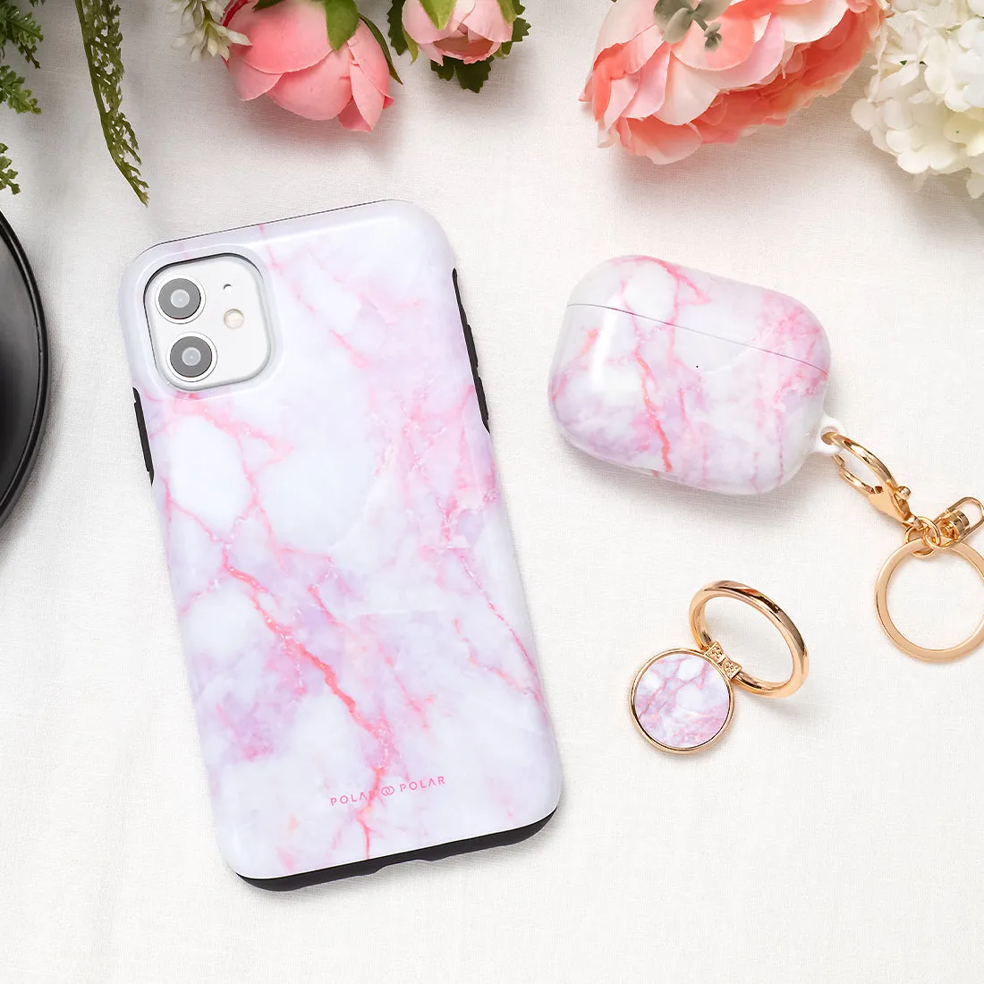 Pink White Custom - iPhone 15 Case