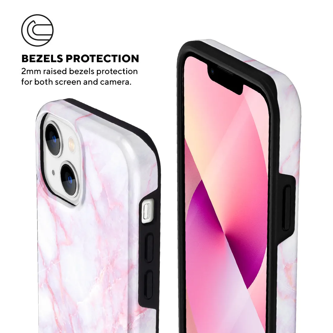 Pink White - iPhone 13 mini Case