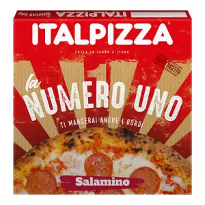 Pizza N.1 Italpizza al Salamino confezione da 1 Pz gr.410