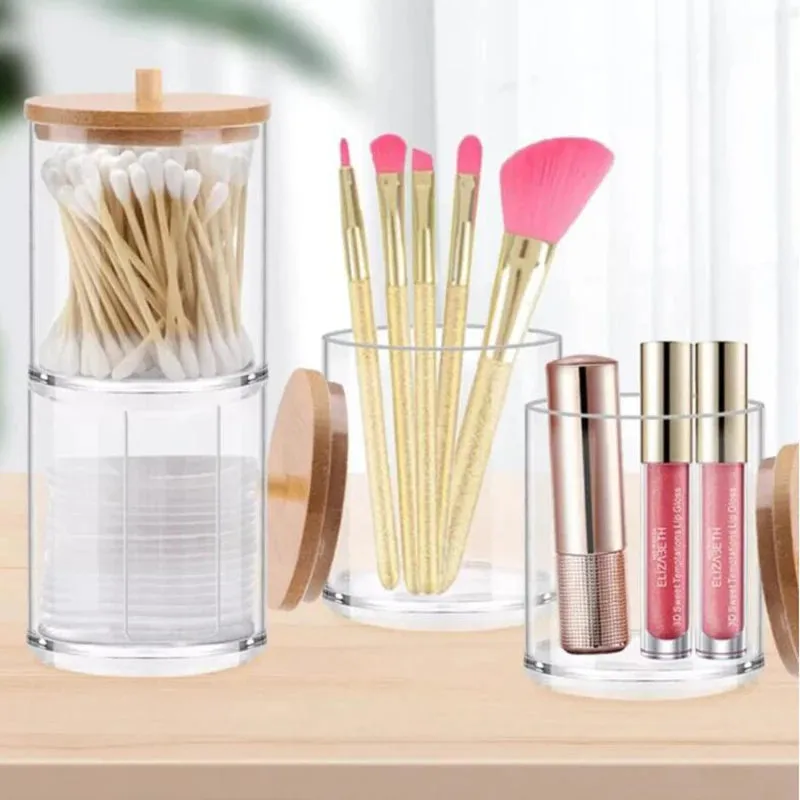 Plastic Storage Boxes with Lids Makeup