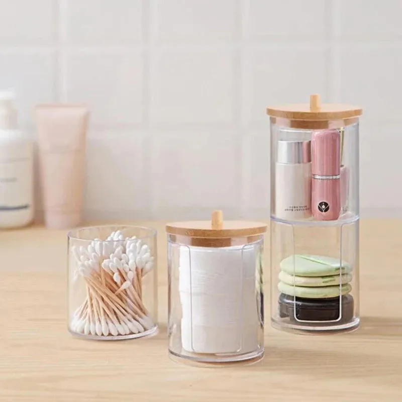 Plastic Storage Boxes with Lids Makeup