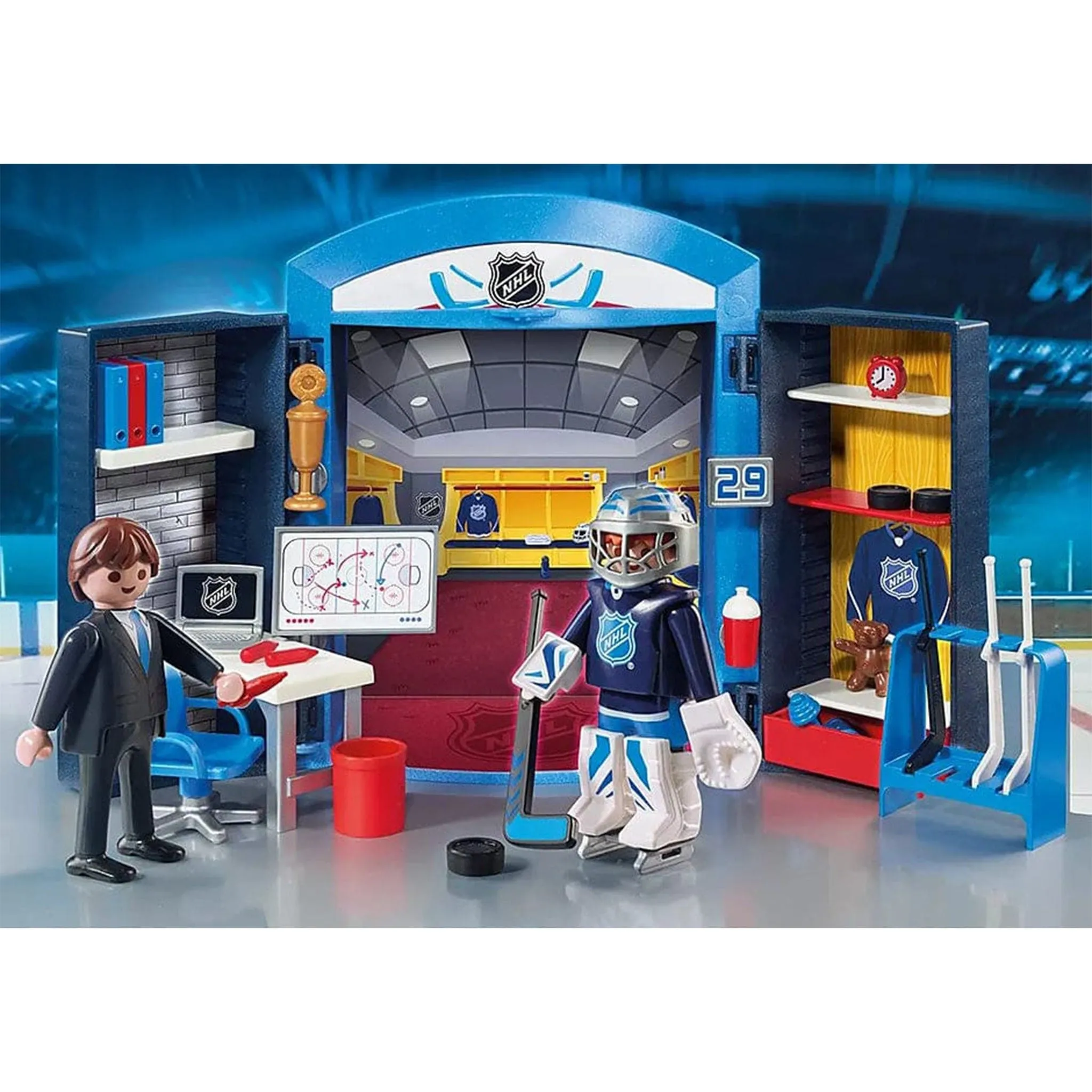 Playmobil NHL Locker Room Play Box