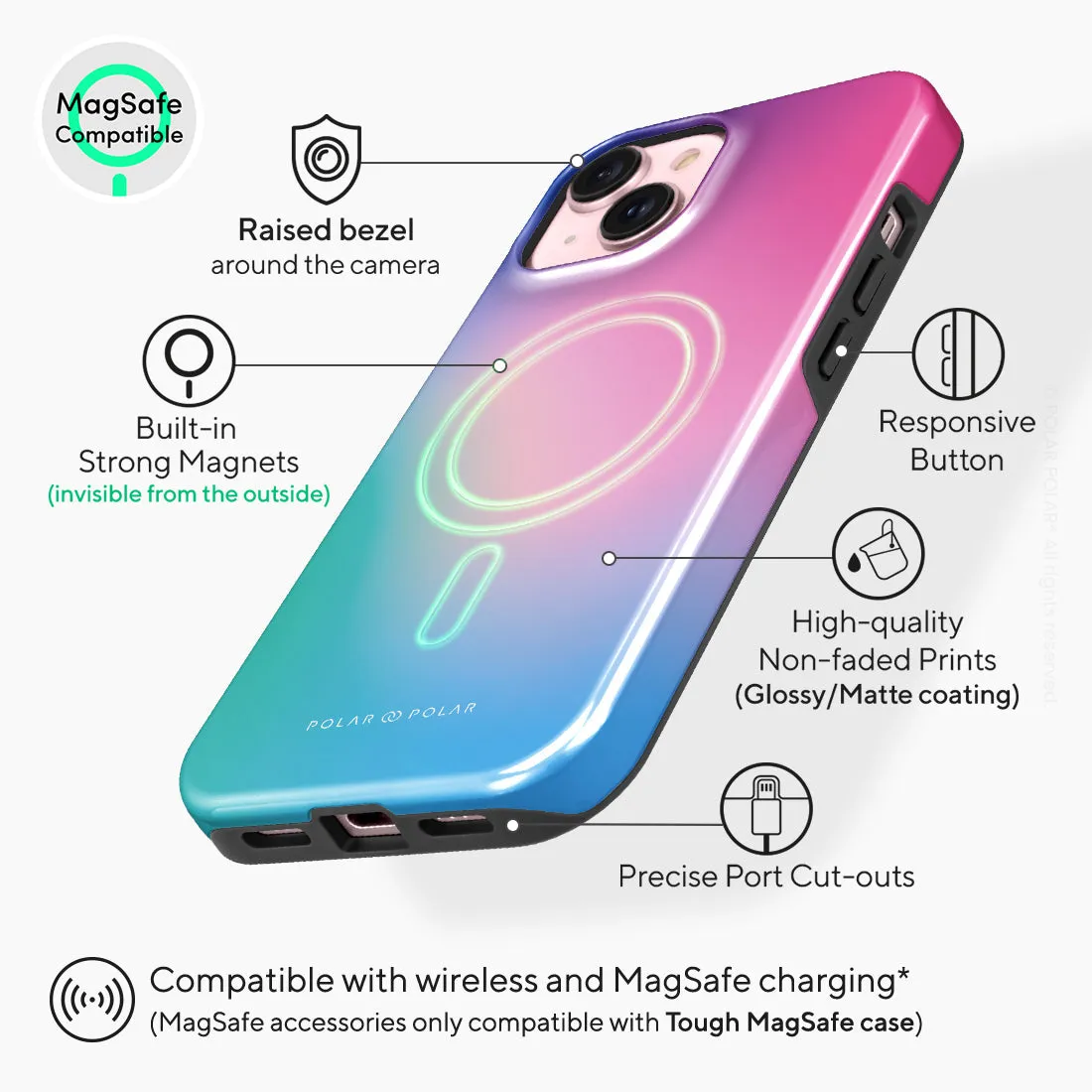 Polar Light Custom - iPhone 15 Case